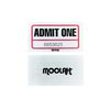 Moolah "Admit One" Single Raffle Tickets, White, Case of 10 - 2000 Count Rolls 729202C
